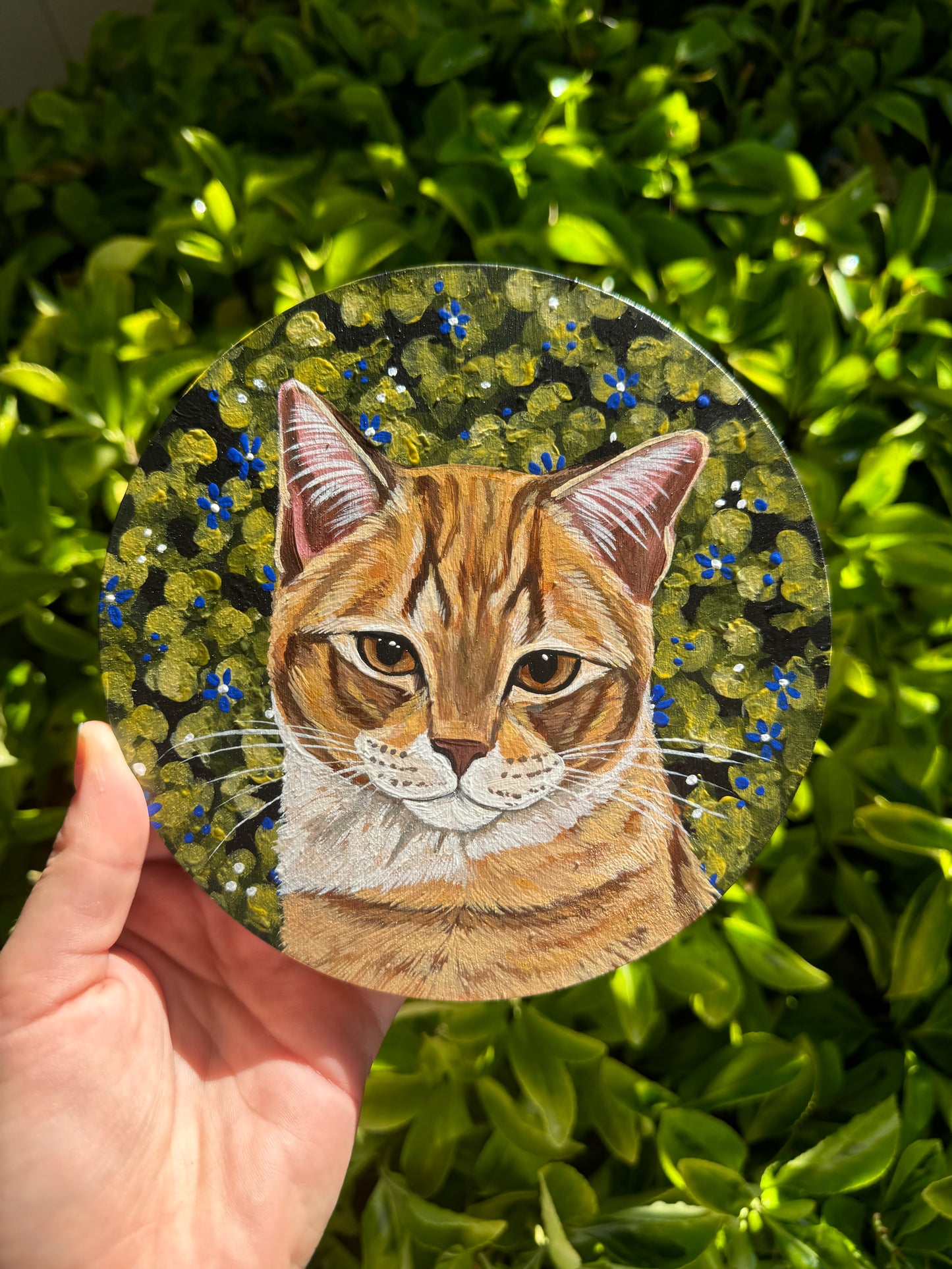 Pawtrait on Birch Wood Panel