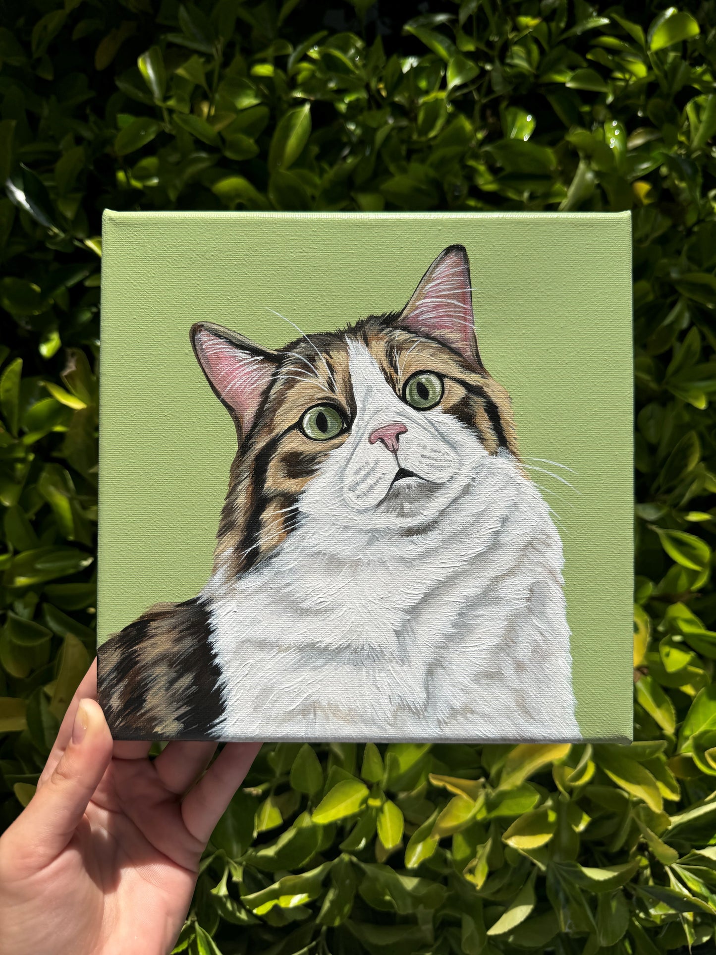 Pawtrait on Art Canvas