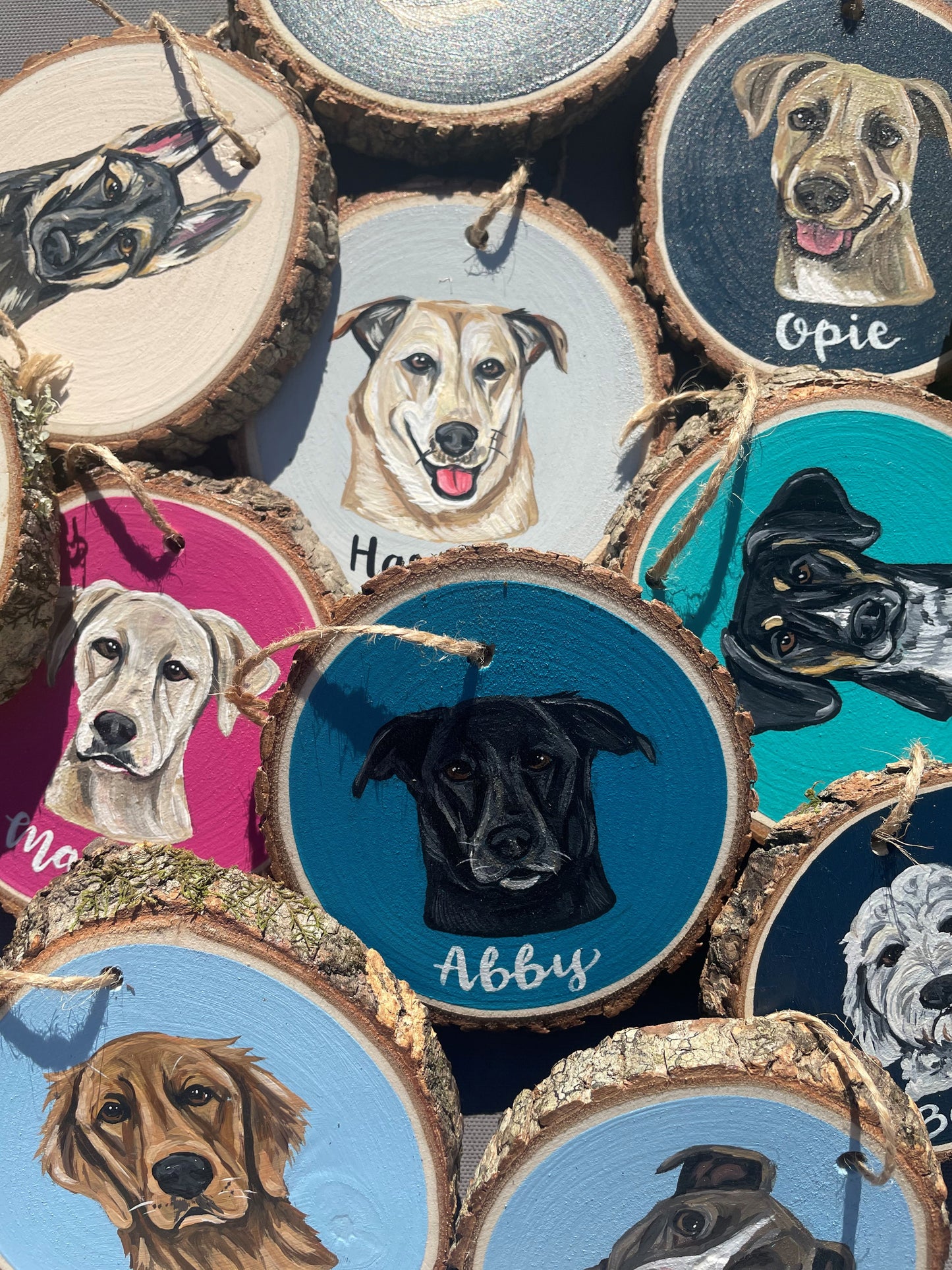 Pawtrait on Wood Ornament